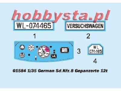 Ciągnik Sd.Kfz.8 Gepanzerte 12t - zdjęcie 3