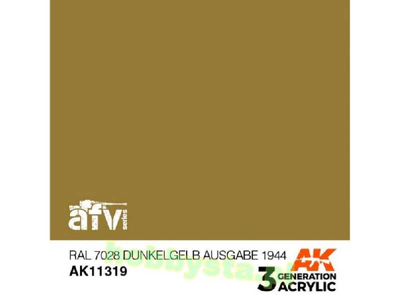 AK 11319 RAL 7028 Dunkelgelb Ausgabe 1944 - zdjęcie 1 AK 11319 RAL 7028 Dunkelgelb Ausgabe 1944 - zdjęcie 1