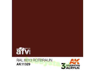 AK 11329 RAL 8013 Rotbraun - zdjęcie 1
