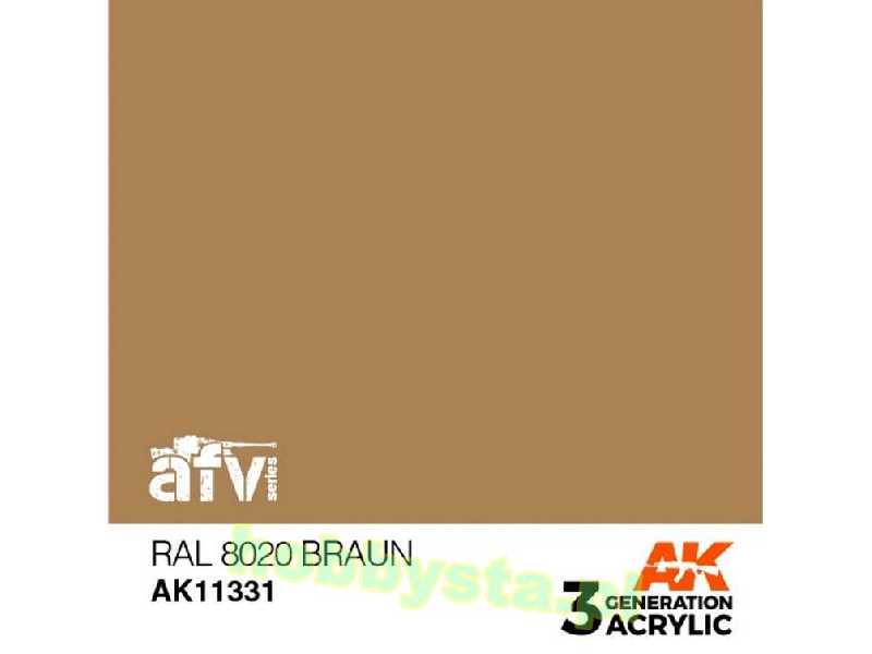 AK 11331 RAL 8020 Braun - zdjęcie 1 AK 11331 RAL 8020 Braun - zdjęcie 1