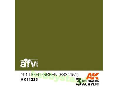 AK 11335 N&#186;1 Light Green (Fs34151) - zdjęcie 1