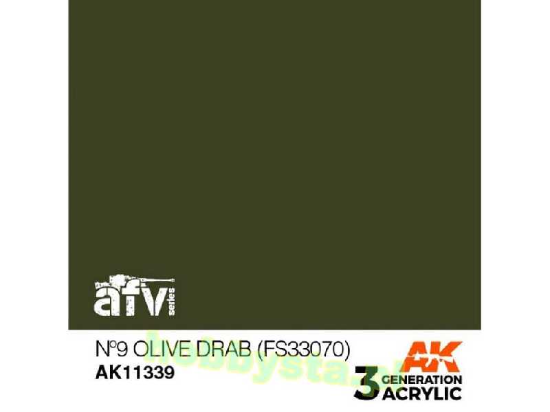 AK 11339 Nº9 Olive Drab (Fs33070) - zdjęcie 1 AK 11339 Nº9 Olive Drab (Fs33070) - zdjęcie 1