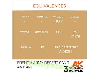 AK 11363 French Army Desert Sand - zdjęcie 3
