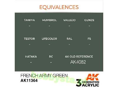 AK 11364 French Army Green - zdjęcie 3