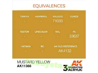 AK 11366 Mustard Yellow - zdjęcie 3