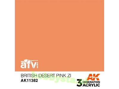 AK 11382 British Desert Pink Zi - zdjęcie 1