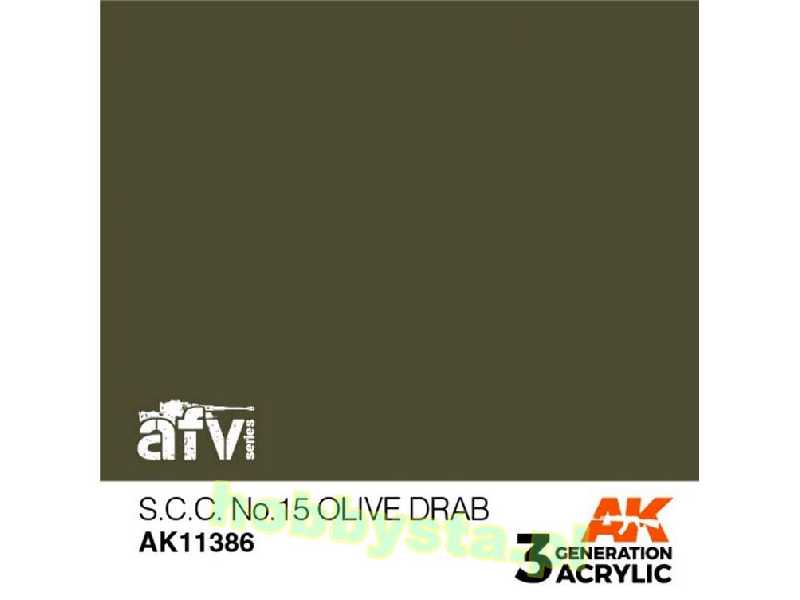 AK 11386 S.C.C. No.15 Olive Drab - zdjęcie 1 AK 11386 S.C.C. No.15 Olive Drab - zdjęcie 1