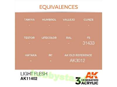 AK 11402 Light Flesh - zdjęcie 3