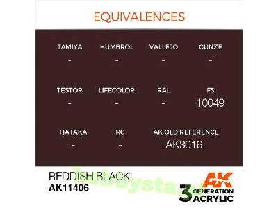 AK 11406 Reddish Black - zdjęcie 3