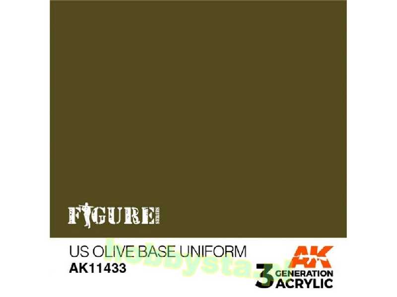 AK 11433 US Olive Base Uniform - zdjęcie 1
