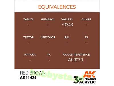 AK 11434 Red Brown - zdjęcie 3