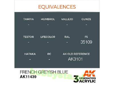 AK 11439 French Greyish Blue - zdjęcie 3