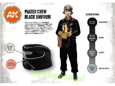 AK 11622 Panzer Crew Black Uniforms Set - zdjęcie 3