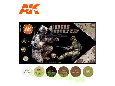AK 11630 Modern Desert Uniform Colors Set - zdjęcie 2