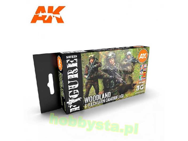 AK 11632 Woodland & Flecktarn Camouflage Set - zdjęcie 1