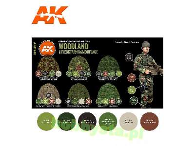 AK 11632 Woodland & Flecktarn Camouflage Set - zdjęcie 2