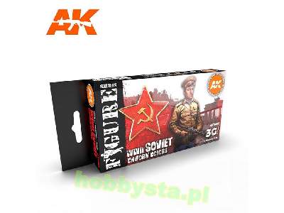 AK 11635 WWii Soviet Uniform Colors Set - zdjęcie 1