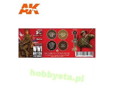 AK 11638 WWi British Uniform Colors Set - zdjęcie 2