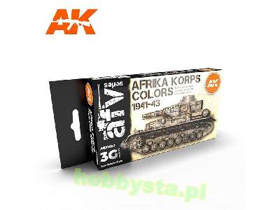 AK 11652 Afrika Korps Colors 1941-43 Set - zdjęcie 1