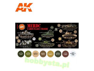 AK 11653 Merdc Camouflage Colors Set - zdjęcie 2