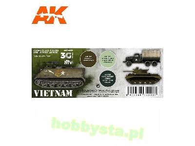 AK 11659 Vietnam Camouflage Colors For Jungle Colors Set - zdjęcie 2