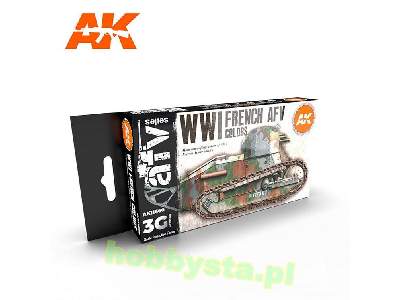 AK 11660 WWi French Afv Colors Set - zdjęcie 1