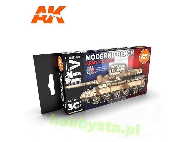 AK 11661 Modern French Army Colors Set - zdjęcie 1