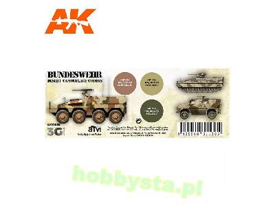 AK 11666 Bundeswehr Desert Camouflage Colors Set - zdjęcie 2