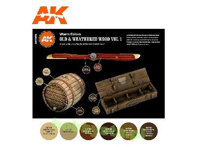 AK 11673 Old & Weathered Wood Vol 1 Set - zdjęcie 2