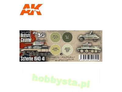 AK 11676 British Caunter Scheme 1940-41 Set - zdjęcie 2