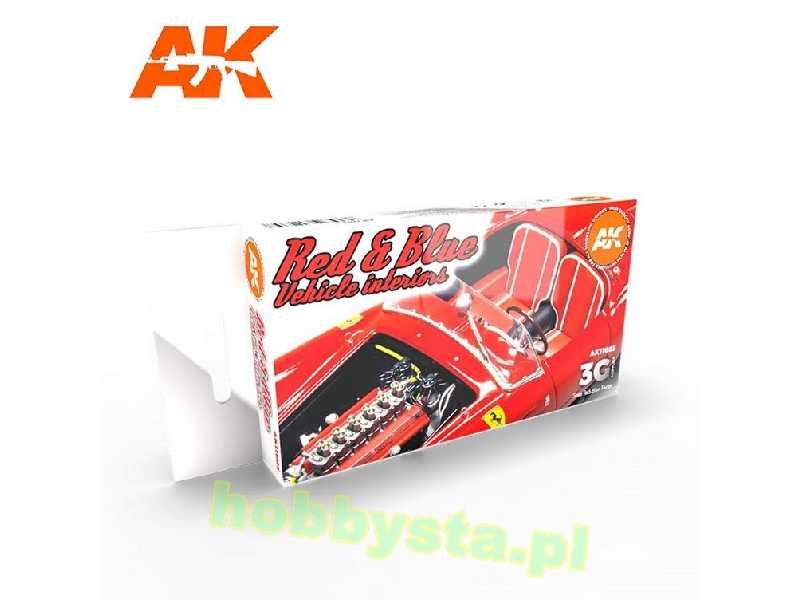 AK 11685 Red & Blue Vehicle Interiors Set - zdjęcie 1 AK 11685 Red & Blue Vehicle Interiors Set - zdjęcie 1
