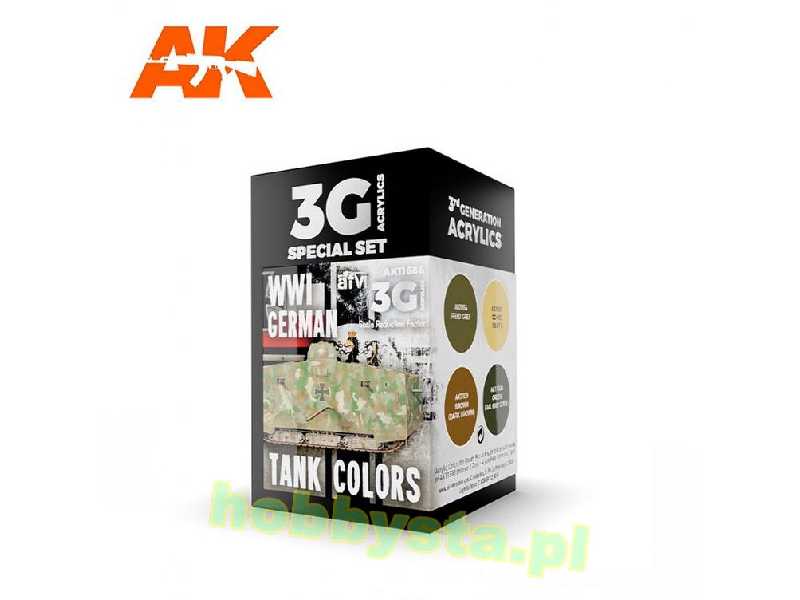 AK 11686 WWi German Tank Colors Set - zdjęcie 1 AK 11686 WWi German Tank Colors Set - zdjęcie 1