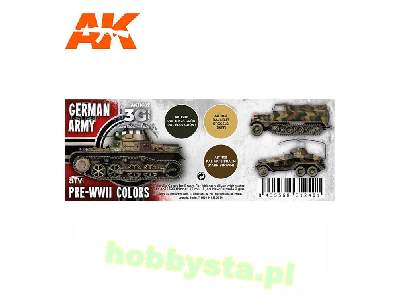 AK 11687 German Army Pre-WWii Colors Set - zdjęcie 2