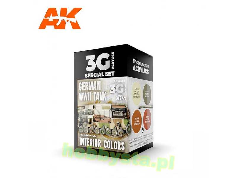 AK 11688 German WWii Tank Interior Colors Set - zdjęcie 1 AK 11688 German WWii Tank Interior Colors Set - zdjęcie 1