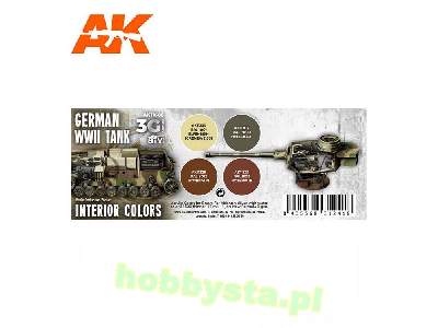 AK 11688 German WWii Tank Interior Colors Set - zdjęcie 2