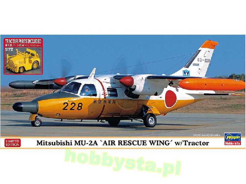 Mitsubishi Mu-2a 'air Rescue Wing' W/Tractor - zdjęcie 1 Mitsubishi Mu-2a 'air Rescue Wing' W/Tractor - zdjęcie 1