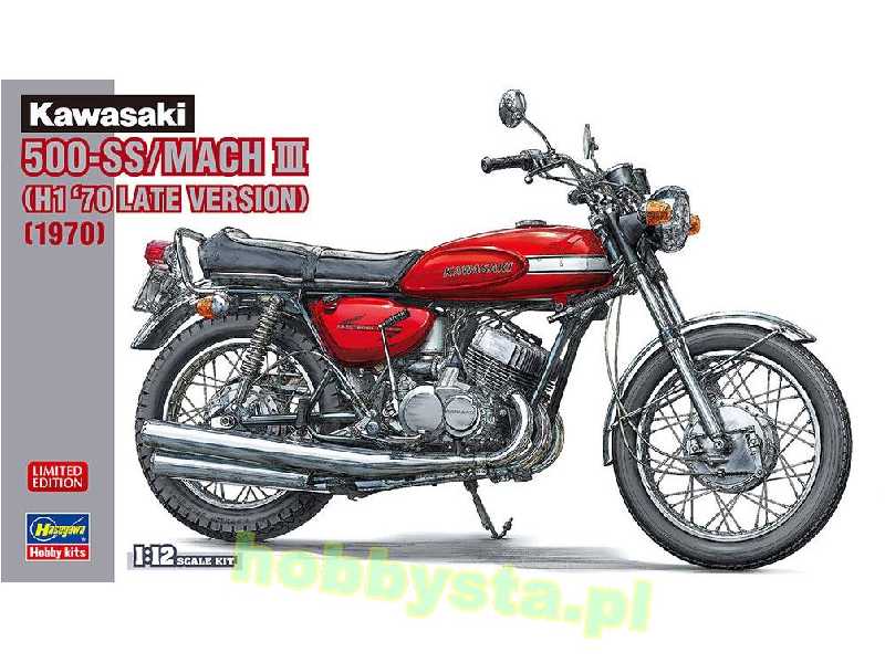 Kawasaki 500-ss/Mach Iii (H1 '70 Late Version) (1970) - zdjęcie 1 Kawasaki 500-ss/Mach Iii (H1 '70 Late Version) (1970) - zdjęcie 1