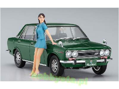 52277 Datsun Bluebird 1600 SSS W/60's Girl's Figure - zdjęcie 3