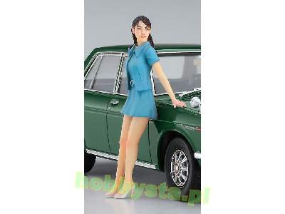 52277 Datsun Bluebird 1600 SSS W/60's Girl's Figure - zdjęcie 4
