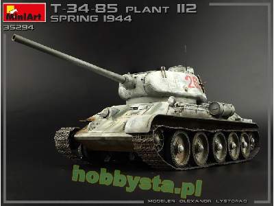 T-34/85 fabryka nr 112 wiosna 1944 - model z wnętrzem - zdjęcie 3