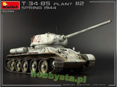 T-34/85 fabryka nr 112 wiosna 1944 - model z wnętrzem - zdjęcie 4