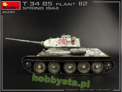 T-34/85 fabryka nr 112 wiosna 1944 - model z wnętrzem - zdjęcie 8