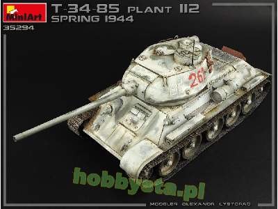T-34/85 fabryka nr 112 wiosna 1944 - model z wnętrzem - zdjęcie 11