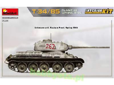 T-34/85 fabryka nr 112 wiosna 1944 - model z wnętrzem - zdjęcie 18