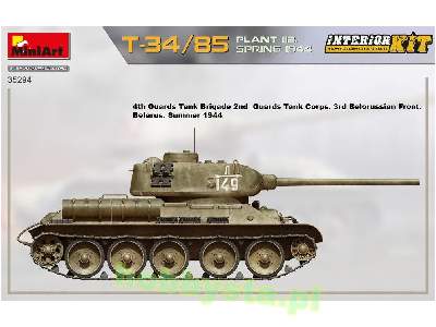 T-34/85 fabryka nr 112 wiosna 1944 - model z wnętrzem - zdjęcie 20