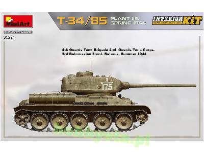 T-34/85 fabryka nr 112 wiosna 1944 - model z wnętrzem - zdjęcie 21