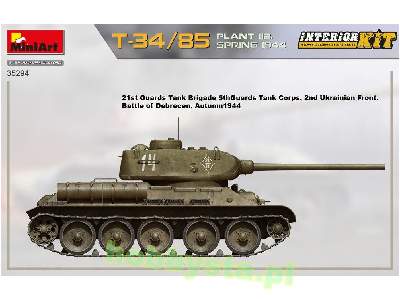 T-34/85 fabryka nr 112 wiosna 1944 - model z wnętrzem - zdjęcie 22