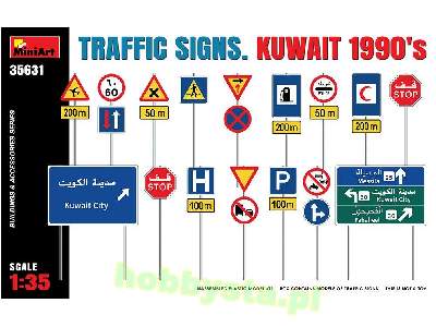 Znaki drogowe - Kuwejt lata 90-te - zdjęcie 1