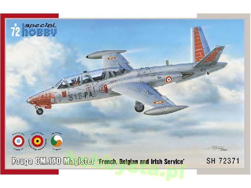 Fouga Cm.170 Magister 'french, Belgian & Irish Service' - zdjęcie 1 Fouga Cm.170 Magister 'french, Belgian & Irish Service' - zdjęcie 1
