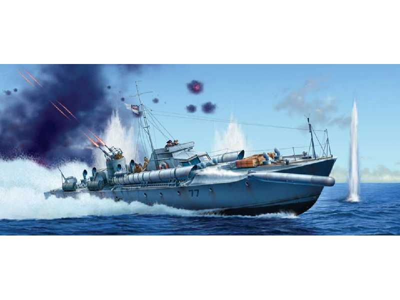Kuter torpedowy MBT Vosper 73'6" - zdjęcie 1 Kuter torpedowy MBT Vosper 73'6" - zdjęcie 1